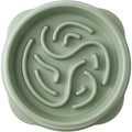 Ympuf Slow Feeder Dog Bowl Raised Pattern 3 Cup Sage Green